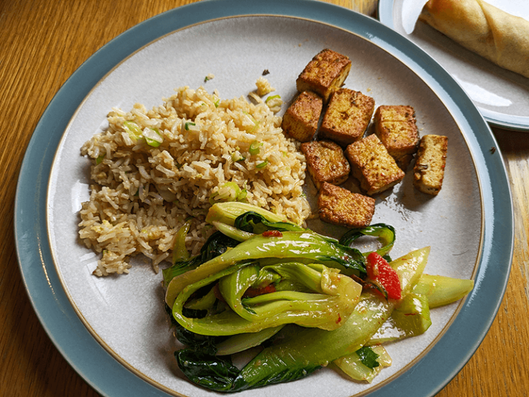 Trying the new Aldi Chilli Marinated Tofu