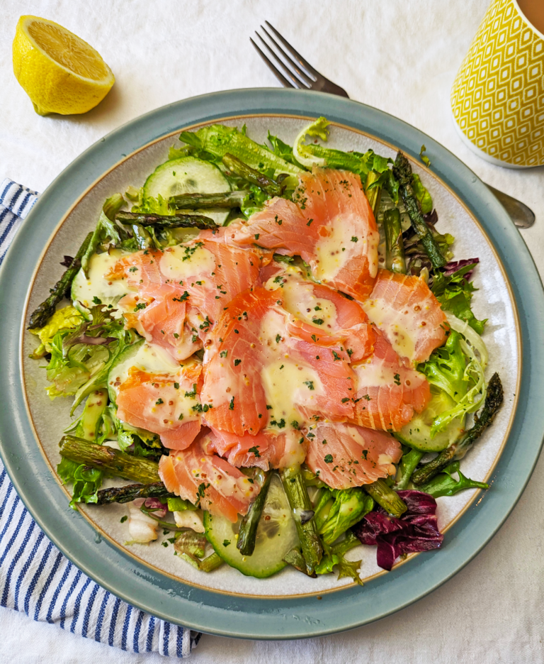 Smoked Salmon and Asparagus Salad